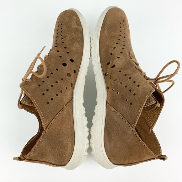 Josef Seibel Malena 09 Perforated Sneakers Castagne Leather Like New 39 - Picture 12 of 14